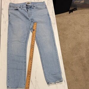 Madewell Women's Light Blue Cropped Jeans